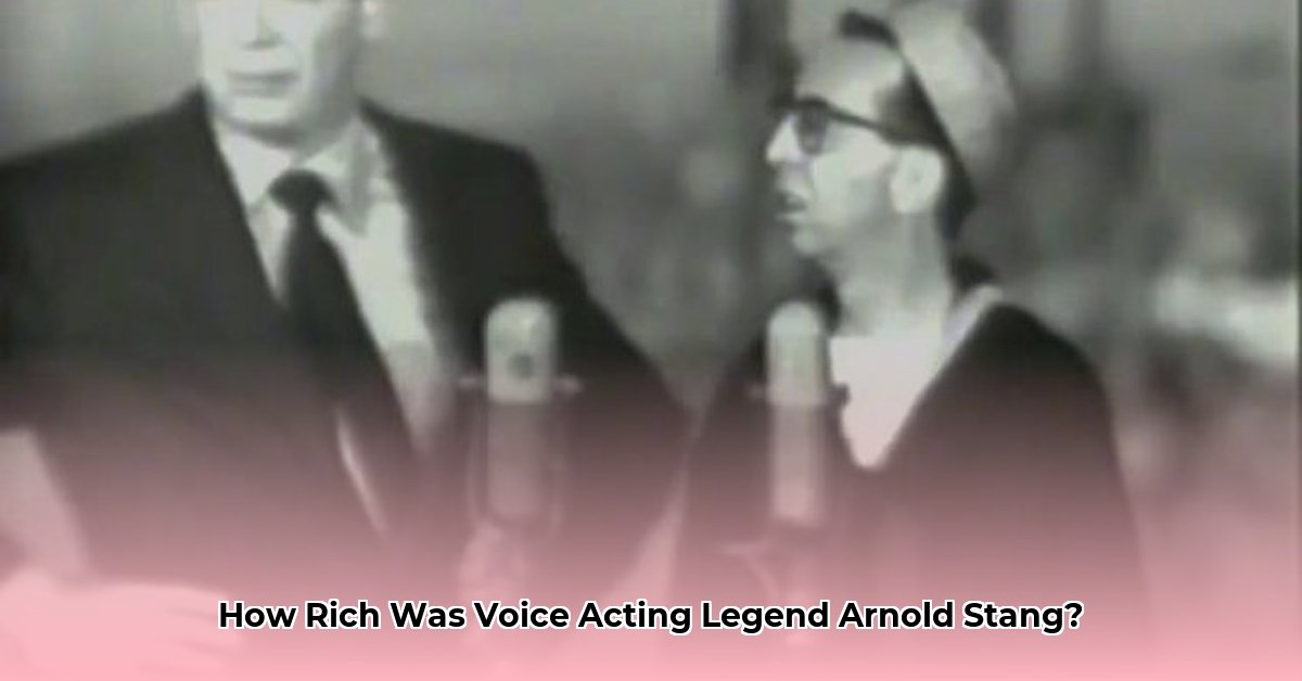 arnold stang net worth